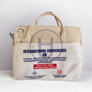 hemp conference laptop bag